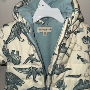 Baby Size 6 months Dinosaur Print Snow Suit